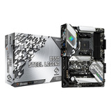 Placa Mãe Asrock B550 Steel Legend Amd Am4 Ddr4 Matx 3200mhz