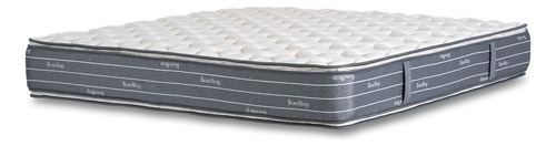 Colchón Queen De Resortes La Cardeuse Bonelltop Gris - 160cm X 200cm X 31cm Con Doble Pillow Top