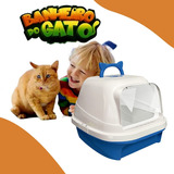 Caixa Areia Banheiro Gato Com Filtro Anti-odor E Pá Ld Pet Cor Rosa