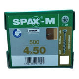 Tornillos Spax-m 4x50 Caja 500 Pz Para Mdf T20