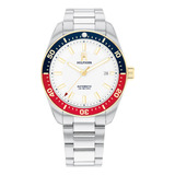 Reloj Tommy Hilfiger Automático Bisel Giratorio De Aluminio