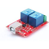 Modulo Rele Relay 2 Canales Usb 5v 10a Arduino Pic Hobb