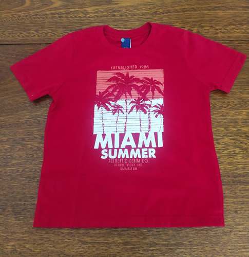 Camisa Para Criança Summer. Miami