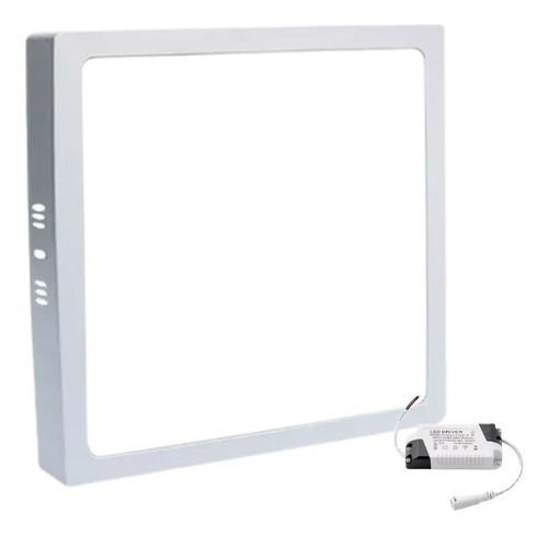 Painel Plafon Led Quadrado 24w 25w Sobrepor Branco Neutro 110v/220v