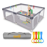 Baby Playpen 71×59, Extra Large Play Pen Playard For.