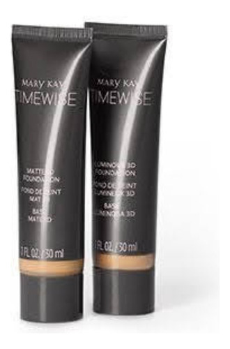 Kit 2 Maquillajes Liquido Mate Timewise 3d Mary Kay