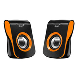 Parlante Genius Sp-q180 Usb Naranja