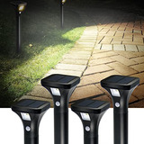 Luces Solares Led Sensor De Movimiento Caminos, Luces D...