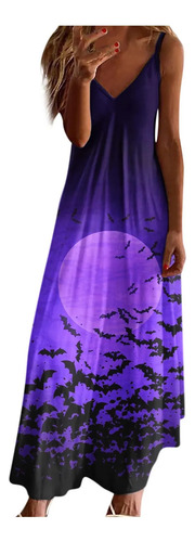 Vestido K Para Mujer, A La Moda, Cintura Media, Cuello En V,