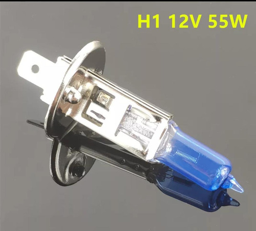 2 Ampolleta Halogena Azul H1   55w 12v Hid Concepcion Par