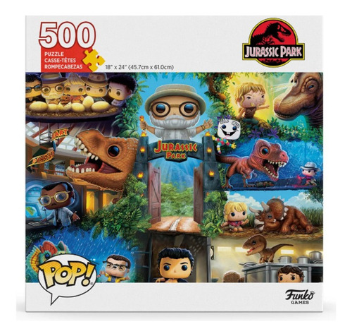 Funko Pop Puzzles: Jurassic Park - Rompecabezas 500 Piezas