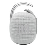 Alto-falante Jbl Clip 4 Jblclip4 Portátil Com Bluetooth Waterproof White 110v/220v 
