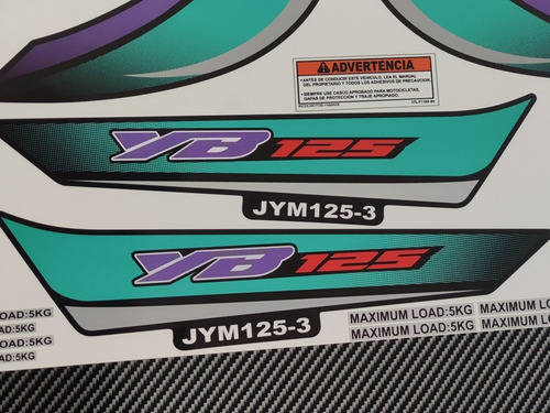 Yb 125 Yamaha Calcomanias  Foto 5