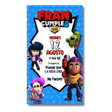 Invitación Digital Personalizada Brawl Star