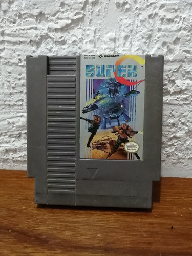 Juego Nintendo Nes Super Contra  Carcasa Dañada 