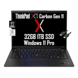Portátil Lenovo Thinkpad X1 Carbon Gen 11: I7, 32gb Ram, 1tb