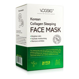 Kit 20 Mascarillas Facial Koreana Colageno Piel Seca Dormir