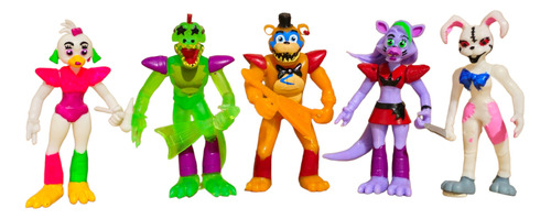 Paquete Figuras Five Nights At Freddy's Fazbear Glam Rock