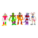 Paquete Figuras Five Nights At Freddy's Fazbear Glam Rock