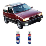 Spray Automotivo Fiat Vermelho Perol 156 + Verniz 300ml