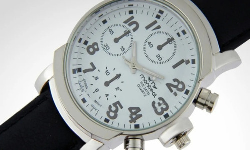 Reloj Caballero Montreal Modelo 36116-5 Sumergible 3atm