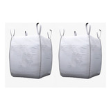 2 Big Bags P/ Ensacar Reciclagem Entulho 1000kg 1m³  Ref-c1