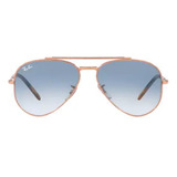 Óculos Ray-ban Aviator Polido Ouro Rosado