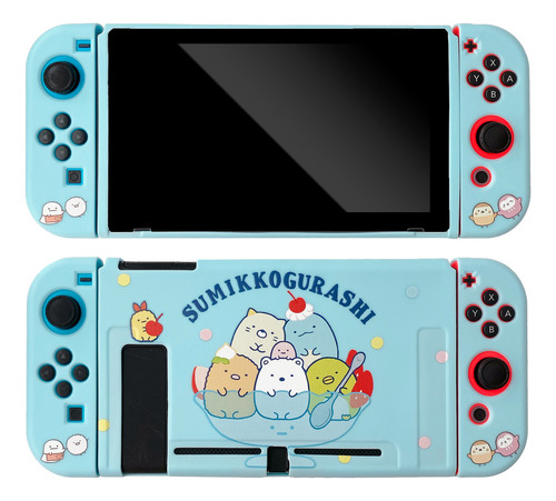 Protector Tpu Cartoon Para Switch Ns, Anti-caídas