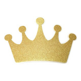 Corona De Princesa En Fomi Tamaño Grande Color Dorado