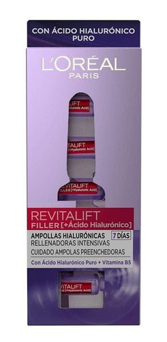 Ampollas L'oréal Paris Revitalift Ácido Hialurónico 7ux1.3ml