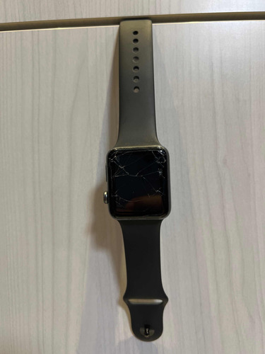 Apple Watch Series 3 42mm Preto Tela Quebrada