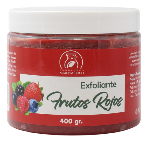 Exfoliante De Frutos Rojos Facial & Corporal (400 Grs)