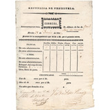 Mérida Venezuela Factura Antigua De Correos 1842