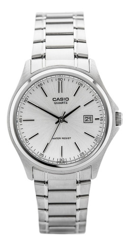 Reloj Casio Mtp1183 Estilo Clásico Acero Color De La Correa Cara Plata