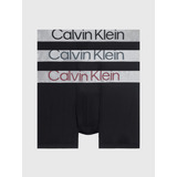 Pack 3 Bóxers Brief Steel Micro Negro Calvin Klein