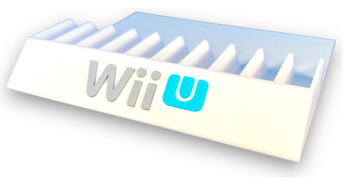 Stand Porta Juegos Para Nintendo Wii U Base Soporte Discos