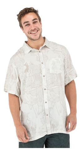 Guayabera Telle Print Hombre Buffalo