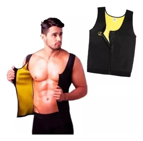 Faja Chaleco Con Broches Slim Shapers Reductor Hombre