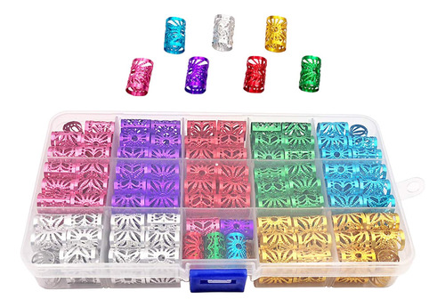 A*gift 170pc / Set Puños De Metal Ajustables Dreadlocks