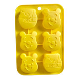 Forma Molde Silicone P/ Chocolate E Bolo Ursinho Pooh