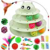 Juego Para Gatos Carrousel Calesita N1 En Usa Color Ve 20 Ac