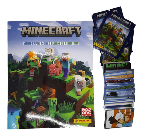 Álbum De Figuritas Minecraft 2023 Panini - Combo Inicial