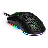 Mouse Gaming Yeyian Links 3000, Rgb, 6 Botones, Negro, Usb