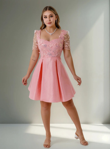 Vestido Corto Para Fiestas Elegante Graduacion - Mary | Meses sin interés