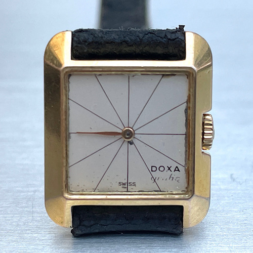 Reloj Vintage Doxa Grafic Estilo Tank, Mujer, P Servicio