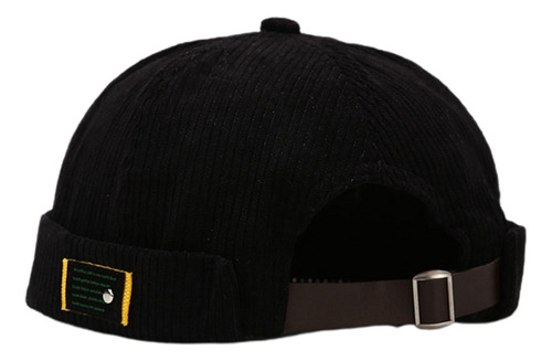 Gorra Docker De Terciopelo Con Etiqueta Letters Label Haraju