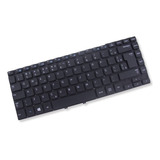 Teclado Para Notebook Samsung Ativbook Np270e4e-kd4br Cor Preto