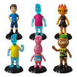 6pcs Elemental Acción Figura Modelo Niños Juguete Regalo