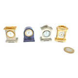 Reloj Miniatura Metalico Vitrina (funciona) C/u - Coleccion