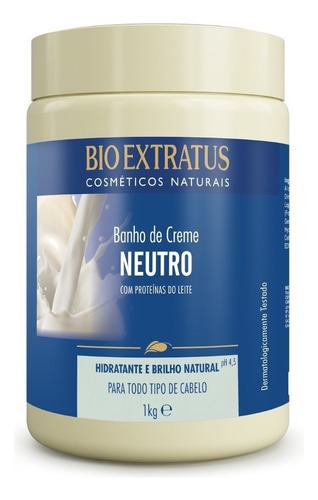 Banho De Creme Neutro 1kg Bioextratus